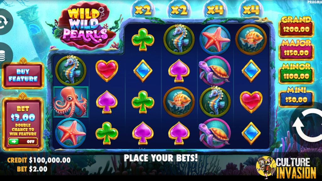 Slot Pulsa Terpercaya Bawa Wild Wild Pearls Lebih Dekat!