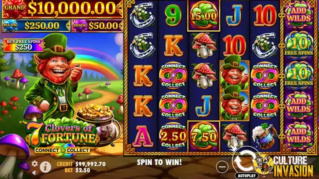 Link Slot Online Numerologi Angka 7 Clovers of Fortune!