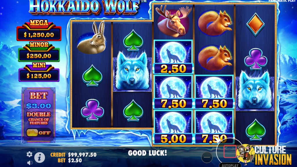 Slot Gacor Denting Koin di Hokkaido Wolf Bernuansa Salju!