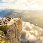 Pulpit Rock Norwegia Panorama dari Ketinggian 604 Meter