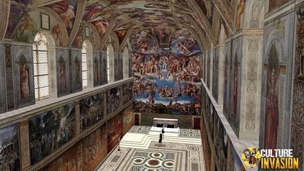 Sistine Chapel 2 Ruang Kudus dengan Lukisan Surga