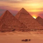 Giza Plateau Afrika 13 Sunset dan Panorama!